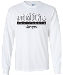Pomona California State T-Shirt Long Sleeve Graphic Tees Unisex apparel Design