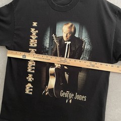 VTG George Jones “Lived To Tell It All” Tour Shirt Country Music Men’s L 90’s