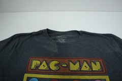 Pac-Man Graphic T-Shirt Men’s 2XL/2EG Charcoal Short Sleeve Crew Neck T0459