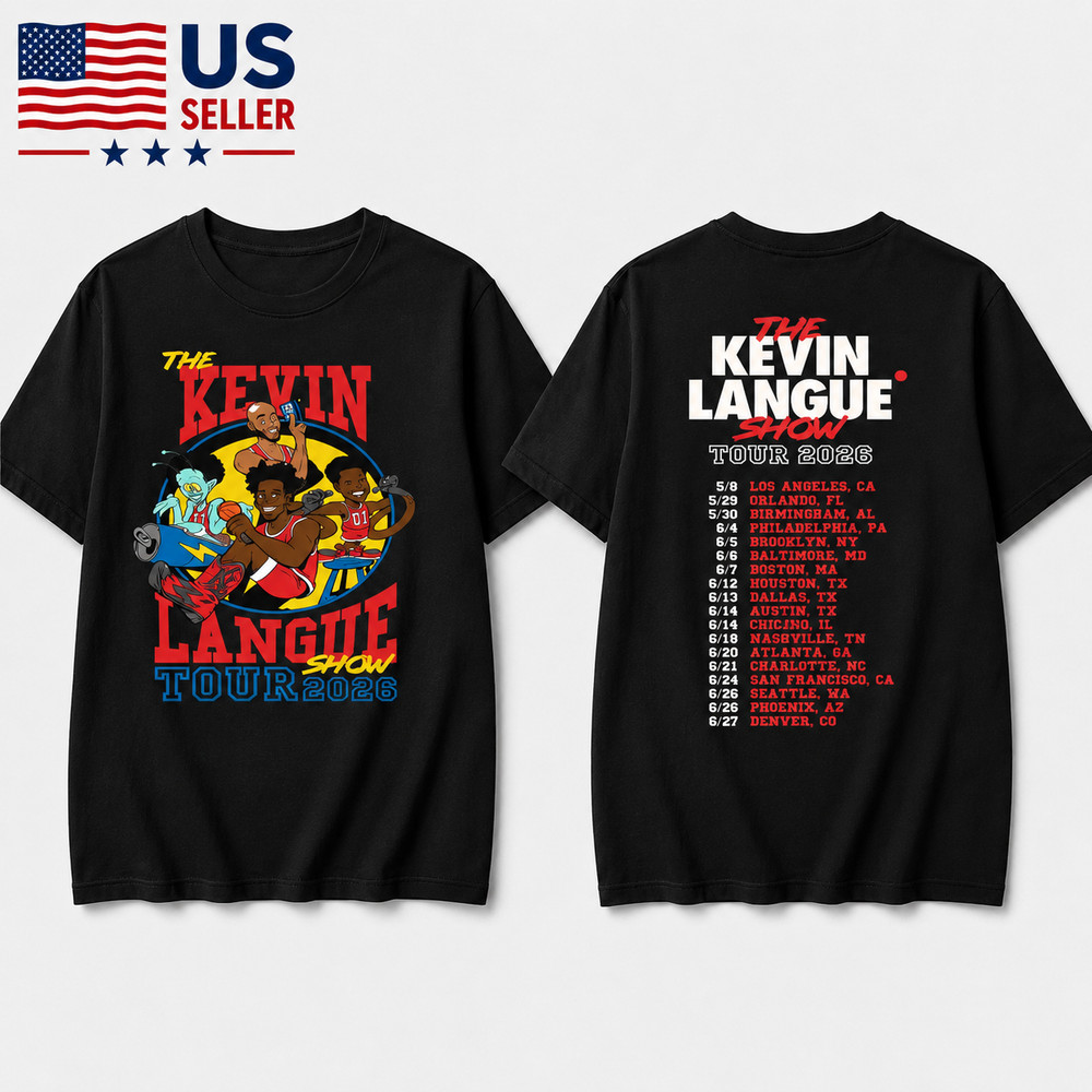 HOT ITEM! Kevin Langue Tour 2026 Comedy Show Graphic T Shirt S-4XL