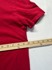 Hollister Must Have Collection T Shirt Mens Medium Red Cotton Embroidered Logo