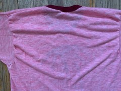 VTG 70s Daytona Beach, FL Single Stitch 50/50 Ringer Shirt, Heather Rose, Men’sM