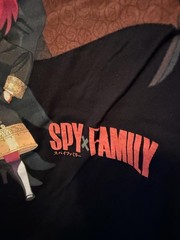 Spy x Family Graphic T-Shirt Black Size Medium Unisex