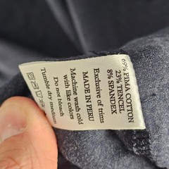 Public Rec T-Shirt Mens L Navy Go-To V-Neck Pima Cotton Tencel Stretch