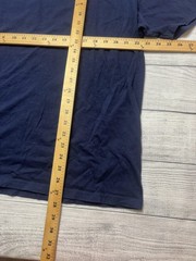 Reebok Shirt Mens XL Blue USA Flag Logo Graphic Tee Tagless Patriotic Casual