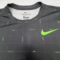 Nike Men’s The Nike Tee Dri-Fit Anti Odor Training Shirt All Over Grid & Logo M