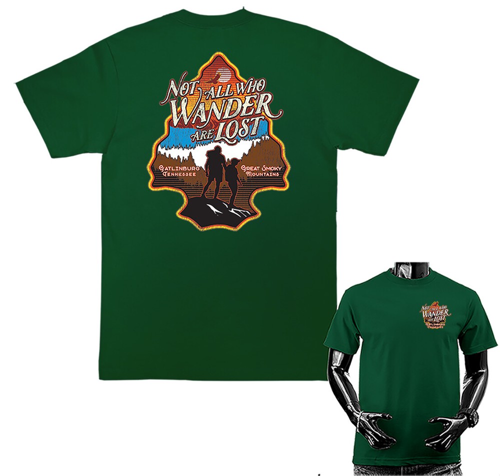 WANDER ARROWHEAD GATLINBURG SMOKY MOUNTAINS Graphic T-shirt Tee