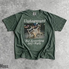 Funny Raccoon Coffee Shirt Undiagnosed But Something Ain’t Quite Right Tee