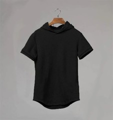 New Gym Fitness Bodybuilding Sport Hoodie Mens Slim Fit Solid Color Hooded T-Shi