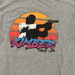 Kimber Firearms T Shirt What All Guns Should Be 1911 Graphic Mens XL Gray USA
