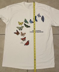 Vtg Butterfly Art AOP Shirt M Nature Wildlife Animal Grunge Vaporwave 90s Y2K