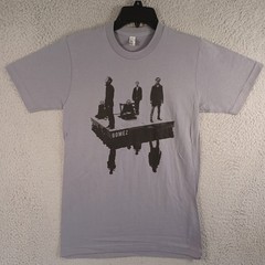 American Apparel Mens Gray T-Shirt Size Small Gomez Crew Neck Short Sleeve Soft