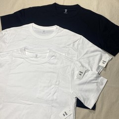 MODE OF ONE T-shirt Lot Boxy Pocket T-Shirt Regular Fit Cotton Lightweight M