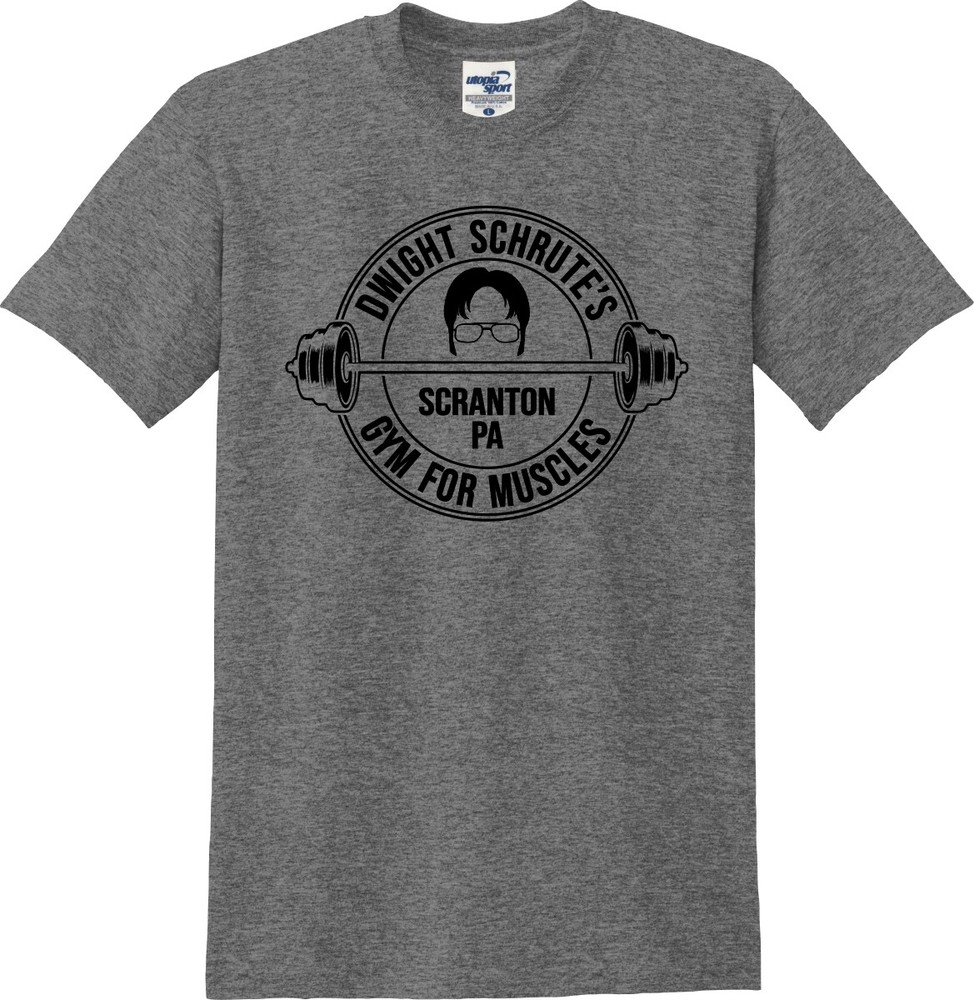 Dwight Schrute’s Gym For Muscles Funny Unisex T-Shirt (S-5X)