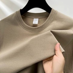 Men’s 100% Cotton T-Shirt Solid Short Sleeve Crew Neck Basic Summer Casual Tee