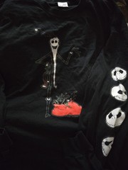 Vintage Nightmare Before Christmas Longsleeve Santa Jack Longsleeve Shirt 2XL