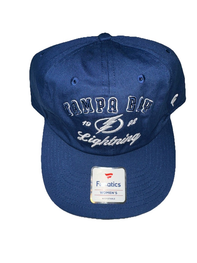 NWT NHL Women’s Tampa Bay Lightning Dasher Cobalt Blue Adjustable Strap Back Hat