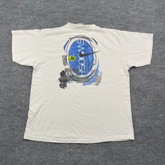 Vintage 90s NIKE Sports Swoosh Logo Shirt Large 23×28 White