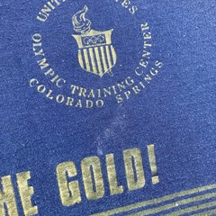 Vintage US Olympic Training Center T-Shirt Men Medium Blue Colorado Springs