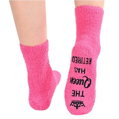 Retirement Gifts for Women – Gifts Her Socks Retired Dark Pink Socks