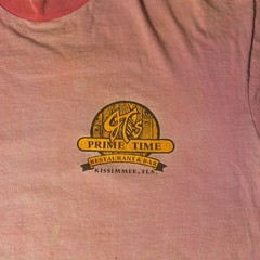 VTG GT’s Prime Time Kissimmee FL Graphic Tee Pink Single Stitch Size XL