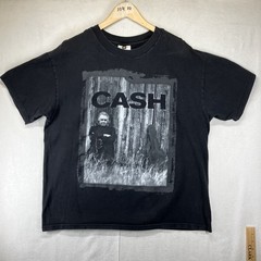 Vintage Johnny Cash Unchained Album 1996 Promo T-Shirt Large Winterland Tag 1996
