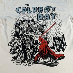 Warren Lotas Shirt Mens 2XL White The Coldest Day Graphic Tee Horror USA