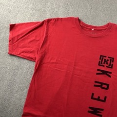 Krew Shirt Adult Large Red Short Sleeve Casual Streetwear Men’s