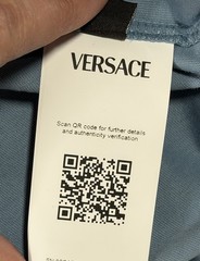 Versace Medusa Light Blue Jersey Short Sleeve T-Shirt Men’s Size L Authentic