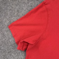 Duluth Trading 40 Grit Shirt Mens XL Red Henley Short Sleeve Cotton Standard Fit