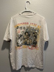 VTG Summer Jam 92.3 THE BEAT 1997 Rap Tee Shirt SZ XL RARE TUPAC DJ QUIK AALIYAH