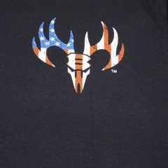 Jedco Mess With The Bull USA Flag Graphic T Shirt Men M Black NWT