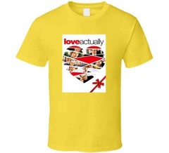 Love Actually Tee Classic Rom Com Christmas Holiday Movie T Shirt
