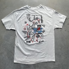 Vintage Hoop It Up 3 on 3 T Shirt Mens XL Basketball Promo 90s Sports Art Rare