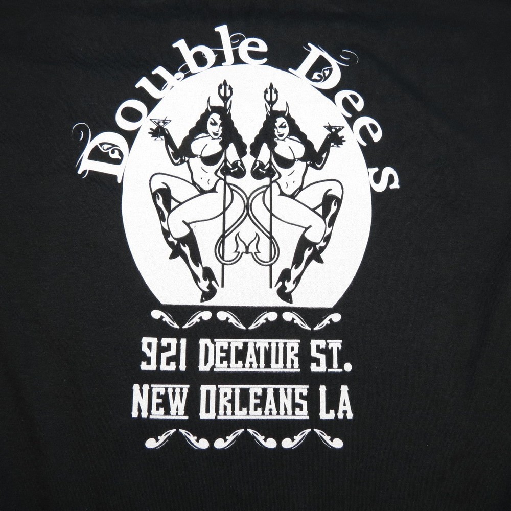 NEW DOUBLE DEES NEW ORLEANS STRIP CLUB DIVE BAR Mens TEE T SHIRT