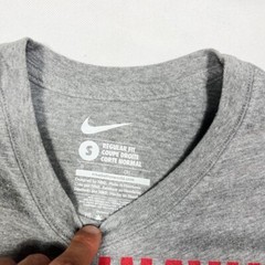 Nike Martinsville Pride USA College Graphic T Shirt Marl Grey (S)