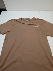 Hollister Workwear California U.S.A Tan T-shirt Mens SZ L!