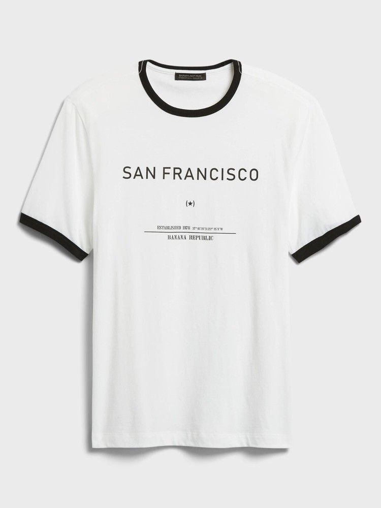 BANANA REPUBLIC Logo T-Shirt #701255