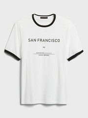 BANANA REPUBLIC Logo T-Shirt #701255