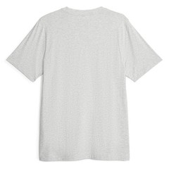 PUMA Squad Graphic Crew Neck Short Sleeve T-Shirt Mens Grey Casual Tops 67601304