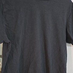 Free Planet Men’s Black Solid Logo Short Sleeve Regular Fit T-Shirt Size M