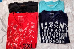 Sean John Pre-owned Vintage Lot Of 7 Tee Shirts Size (3)XXL & (4) 2XL