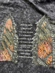 Colortone Shirt Mens Large Black Undeath Rise From The Grave Long Sleeve Graphic