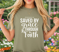Unisex Saved By Grace Throu T-Shirt, Men T shirt,Women T shirt Gift ReligionTop