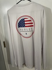 Hurley Long Sleeve Sun Shirt Size XL Polyester Spandex PreOwned Good