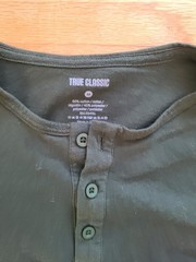Lot of 6 True Classic LONG SLEEVE Shirts Men’s Size Medium Crew Neck Henley GUC!