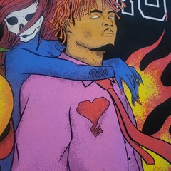 2019 Lyrical Lemonade Juiceworld Deathrace For Love 999 Rap Shirt