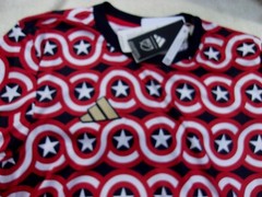NWT Adidas slim fit T, mens S, M, L, XL, 3XL $70, Marvel, Captain America, stars