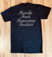 NOS Vintage 80s Frans Star Ranch Brothel Beatty NV Single Stitch Pocket Tee Med