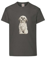 Shih Tzu Dog Pet Family Novelty T Shirt Various Colours And Sizes